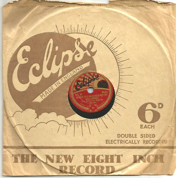 78RPM/SP Biltmore Players When Its Moonlight By Killarney / Betty Co-ed 30 ECLIPSE 8” /00500
