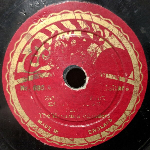 78RPM/SP Hawaiian Islanders Songs From The South Seas - Part1 / Part2 690 ECLIPSE 8” /00500