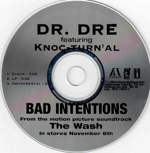 ・アーティスト Dr. Dre, Knoc-Turn'al ・タイトル Bad Intentions ・レーベル・型番 Aftermath Entertainment INTR106032 ・フォーマット CD ・コンディション(盤) 良い (VG+) ・コンディション(ジャケット) ・コンディション(帯) オビなし ・特記事項 【プロモ盤】 【Promotion Only】【ツメ折れ/破損】 サンプル画像です。実際の商品の画像ではありません 商品写真はバーコード/カタログ番号に対応したサンプル画像ですので、お送りする商品の画像ではありません。帯やライナーなどの付属品は、特記事項に記載されている場合のみ含まれます。プロモやカラーレコードなどの仕様についても、該当する場合のみ特記事項に記載しています。 【ご購入前に必ずご確認ください】 ・本店サイト(www.recordcity.jp)とは価格、送料が違います ・本店サイト、その他支店のオーダーとは同梱発送できません ・注文確定後に別の注文を頂いた場合、注文同士の同梱は致しかねます。 ・別倉庫から発送しているため、店頭受け渡しは対応しておりません ・一部商品は他の通販サイトでも販売しているため、ご注文のタイミングによっては商品のご用意ができない場合がございます。 ・土日祝日はお休みです 金曜・祝前日9時以降のご連絡またはご入金は、返答または発送が週明け・祝日明けに順次対応となります。 ・ご購入後のキャンセル不可 ご購入後のキャンセルはいかなる理由においてもお受けできません。ご了承の上、ご購入くださいませ。 ・日本郵便(ゆうパック/ゆうメール)によるお届けになります。 ・中古品であることをご理解ください 当ストアでは中古商品を主に販売しております。中古品であることをご理解の上ご購入ください。また、一部商品はRecordCityオンラインストアで試聴可能です。 ・返品について お客様のご都合による返品は一切承っておりません。 表記の内容と実際の商品に相違がある場合、また針飛び等で返品・返金をご希望される場合は、商品の到着後1週間以内にご連絡ください。商品の返送をこちらで確認後、キャンセル・返金を行います。 コンディションVG以下の商品は返品できません。プレイに影響のない表面のこすれ傷、プレス起因のノイズ盤は返品の対象外です。 【コンディション表記】 ・ほぼ新品(M-)(Like New) 完全な新品。未使用。当店ではほぼ使用しません ・非常に良い(EX)(Excellent) 中古盤として美品な状態。わずかな経年を感じるものの傷みを感じさせない、当店基準で最高の状態 ・良い(VG+)(Very Good Plus) 丁寧に扱われた中古品で、軽い使用感がみられる。 ・可(VG)(Acceptable) 使い込まれた中古品で、「良い」よりもさらに使用感がみられる。 ・悪い(VG-)(Bad) 状態が悪いアイテム。使用の保障はなく、再生不可、針飛び、目立つノイズがあるかもしれない。状態によるクレーム不可。返品不可。 ・非常に悪い(G)(Very Bad) 「悪い」よりさらに状態が悪いアイテム。使用の保障はなく、再生不可、針飛び、目立つノイズがあるかもしれない。状態によるクレーム不可。返品不可。 ・ジャンク(Fair)(Junk/Fair) 割れている、反っている、水ダメージがある、カビ、ジャケットが分離している、ひどい書き込み、ひどい擦れなど最低の状態。使用の保障はなく、再生不可、針飛び、目立つノイズがあるかもしれない。状態によるクレーム不可。返品不可。 ・ジャンク(Poor)(Junk/Poor) 割れている、反っている、水ダメージがある、カビ、ジャケットが分離している、ひどい書き込み、ひどい擦れなど最低の状態。使用の保障はなく、再生不可、針飛び、目立つノイズがあるかもしれない。状態によるクレーム不可。返品不可。