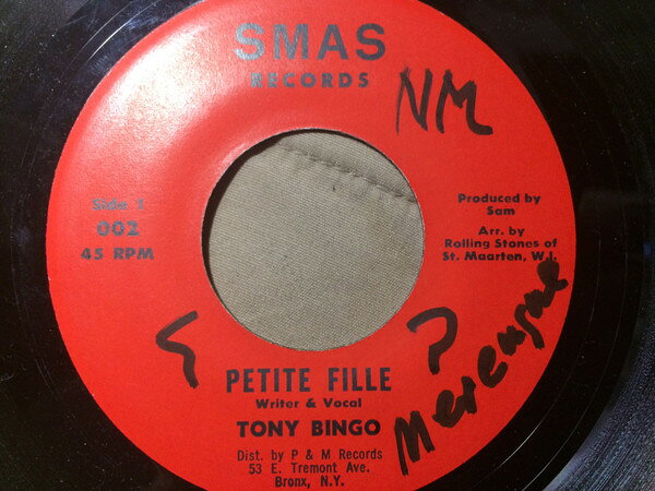 7” Tony Bingo (3) / Hans Peterson Petite Fille / Piensalo Bien 002 SMAS Records /00080