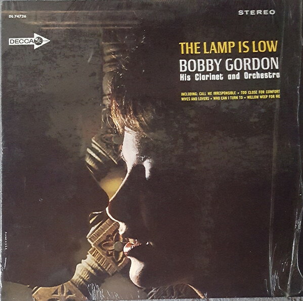 LP Bobby Gordon (2) The Lamp Is Low DL74726 Decca /00260