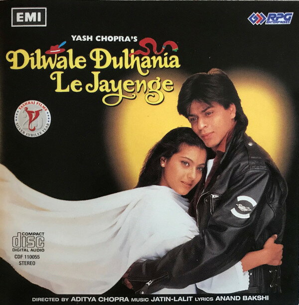 CD Jatin Lalit Anand Bakshi Dilwale Dulhania Le Jayenge CDF1120055 RPG Enterprise /00110