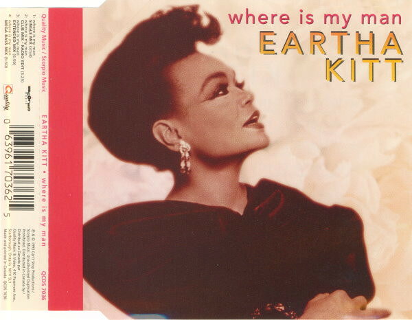 CD Eartha Kitt Where Is My Man QCDS7036 Quality Music /00110
