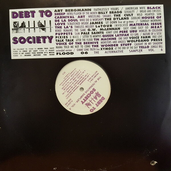 2discs LP Various Debt To Society FLOOD6PROMO PolyGram プロモ /00660