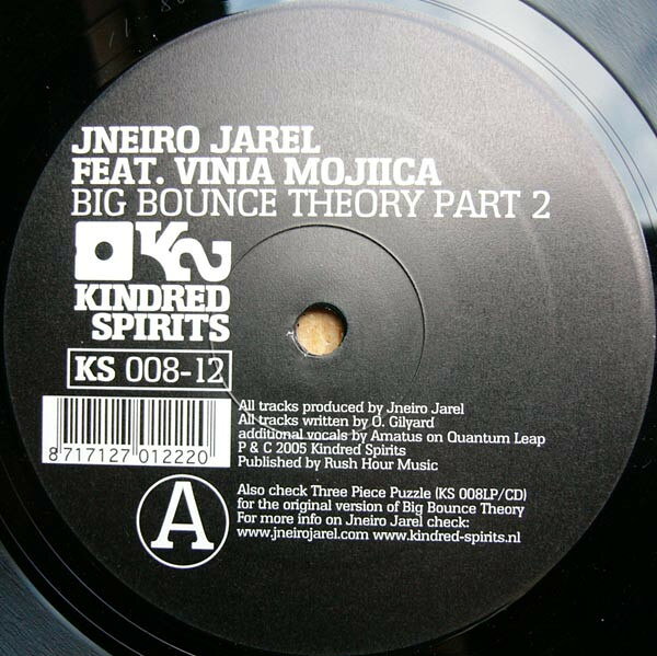 12” Jneiro Jarel Big Bounce Theory Part 2 KS00812 Kindred Spirits /00250