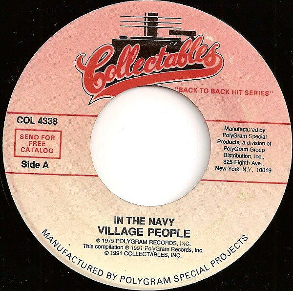 7” Village People In The Navy / Macho Man COL4338 Collectables /00080