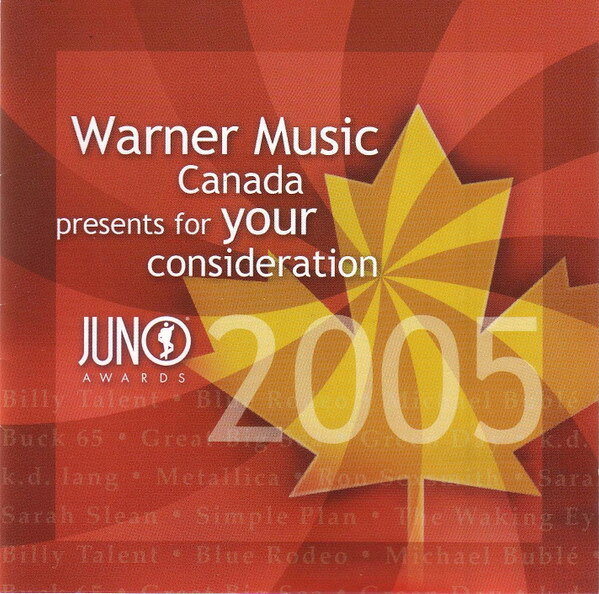 【中古】CD Various Warner Music Canada Presents For Your Consideration JUNO2005 WARNER MUSIC CANADA プロモ 未開封 /00110