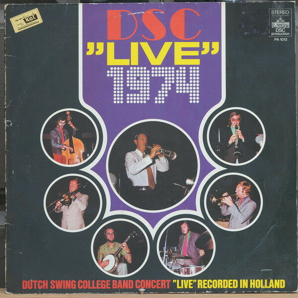 【中古】LP Dutch Swing College Band DSC ”Live” 1974 PA1013 DSC Production /00260