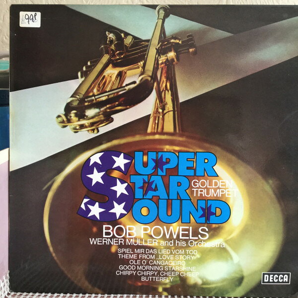 LP Bob Powels , Werner Muller Und Super Star Sound Golden Trumpet SLK16712 Decca /00260