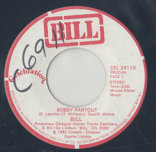 7” Bill (26) Bobby Partout CEL2411X Celebration /00080