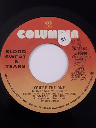 【中古】7” Blood, Sweat & Tears Youre The One / Heavy Blue 310400 Columbia /00080