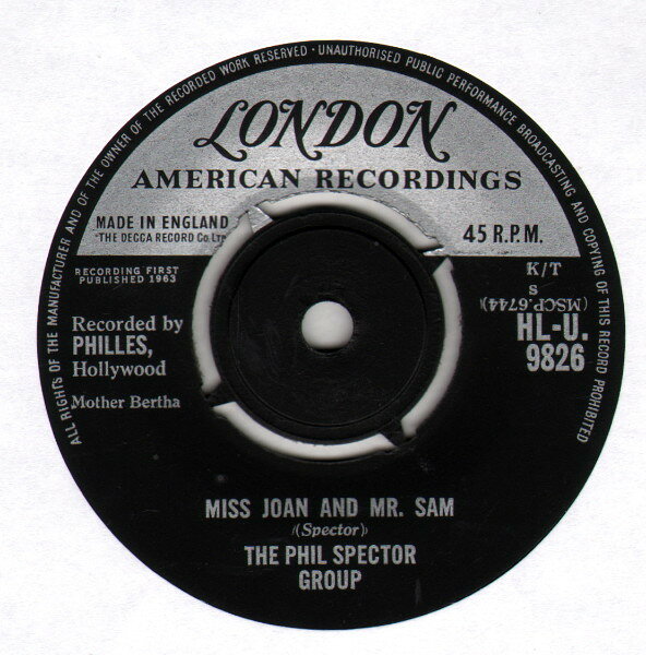7” Ronettes Baby, I Love You / Miss Joan &amp; Mr. Sam HLU9826 LLONDON /00080