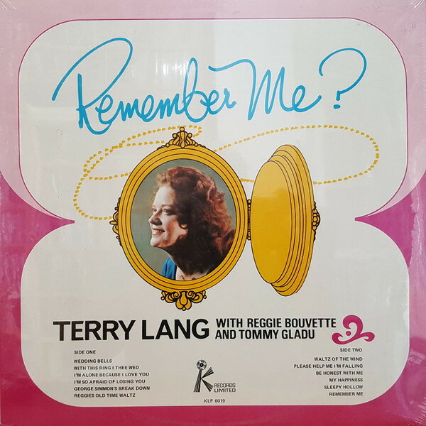 Artist Name: Q - 【中古】LP Terry Lang, Reggie Bouvette, T Remember Me KLP6019 K Records Limited 未開封 /00260