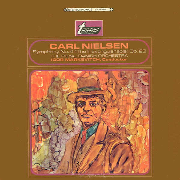 LP Carl Nielsen , Det Kongelige K Symphony No. 4 ”The Inextinguishable”, Op. 29 TV34050S Turnabout /00260