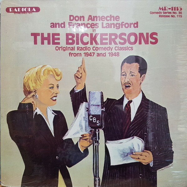 LP Don Ameche , Frances Langford The Bickersons Original Radio Comedy Classics From MR1115 Radiola 未開封 /00260