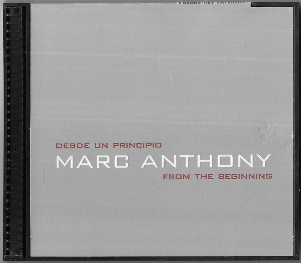 CD Marc Anthony Desde Un Principio / From The Beginning TRK83580 RMM /00110