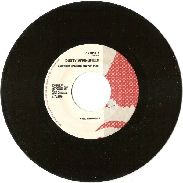 7” Dusty Springfield Nothing Has Been Proved 7750427 Enigma /00080
