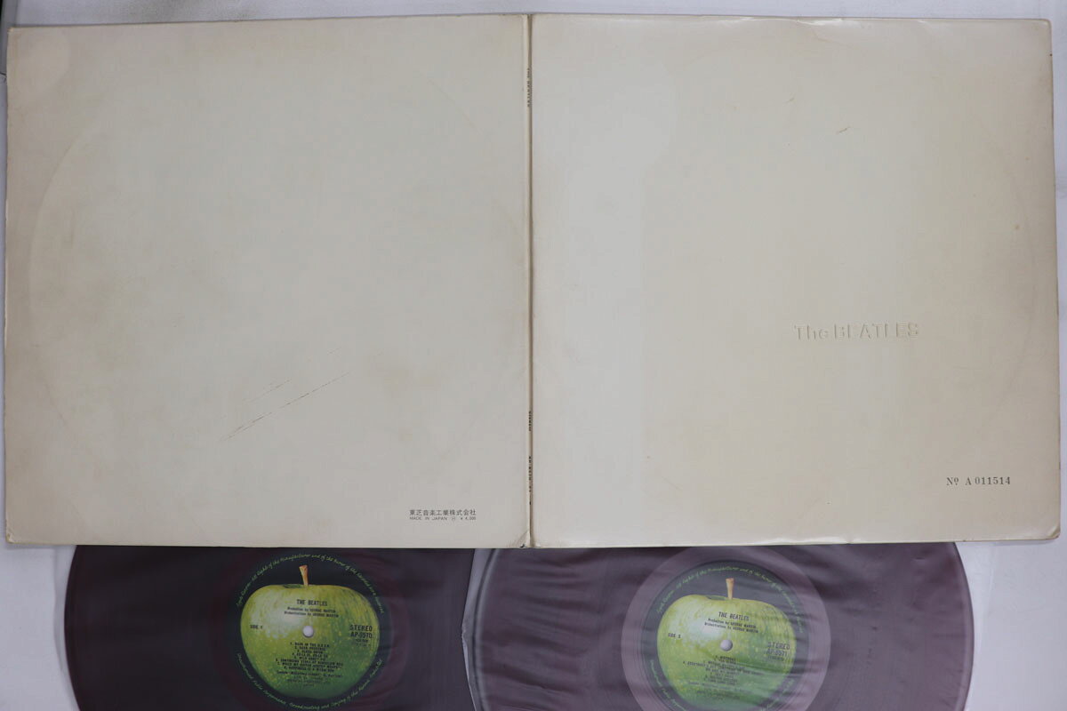 【中古】2discs LP Beatles White Album (赤盤) AP857071 APPLE