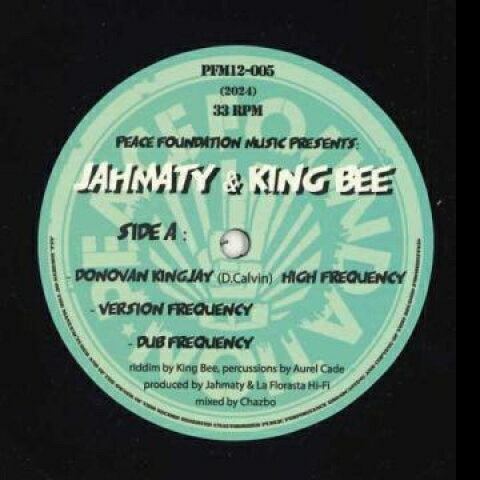 12” Donovan Kingjay / Payoh Soul R High Frequency Version Dub / Angel Voice Version PFM12005 Peace Foundation EU /00200