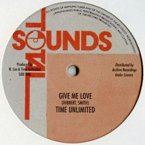 12” Time Unlimited Give Me Love / Version AR12023 Total Sounds/Archive /00220
