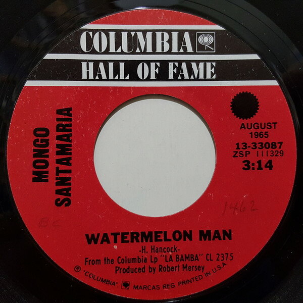 7” Mongo Santamaria Watermelon Man / Fat Back 1333087 Columbia /00080