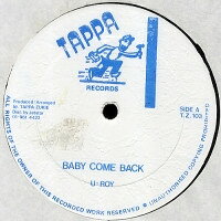 ・アーティスト U-Roy / Sly & Robbie ・タイトル Baby Come Back / Version ・レーベル・型番 Tappa Records TZ103 ・フォーマット 12インチレコード ・コンディション(盤) 良い (VG+) ・コンディション(ジャケット) ・コンディション(帯) オビなし ・特記事項 サンプル画像です。実際の商品の画像ではありません 商品写真はバーコード/カタログ番号に対応したサンプル画像ですので、お送りする商品の画像ではありません。帯やライナーなどの付属品は、特記事項に記載されている場合のみ含まれます。プロモやカラーレコードなどの仕様についても、該当する場合のみ特記事項に記載しています。 【ご購入前に必ずご確認ください】 ・本店サイト(www.recordcity.jp)とは価格、送料が違います ・本店サイト、その他支店のオーダーとは同梱発送できません ・注文確定後に別の注文を頂いた場合、注文同士の同梱は致しかねます。 ・別倉庫から発送しているため、店頭受け渡しは対応しておりません ・一部商品は他の通販サイトでも販売しているため、ご注文のタイミングによっては商品のご用意ができない場合がございます。 ・土日祝日はお休みです 金曜・祝前日9時以降のご連絡またはご入金は、返答または発送が週明け・祝日明けに順次対応となります。 ・ご購入後のキャンセル不可 ご購入後のキャンセルはいかなる理由においてもお受けできません。ご了承の上、ご購入くださいませ。 ・日本郵便(ゆうパック/ゆうメール)によるお届けになります。 ・中古品であることをご理解ください 当ストアでは中古商品を主に販売しております。中古品であることをご理解の上ご購入ください。また、一部商品はRecordCityオンラインストアで試聴可能です。 ・返品について お客様のご都合による返品は一切承っておりません。 表記の内容と実際の商品に相違がある場合、また針飛び等で返品・返金をご希望される場合は、商品の到着後1週間以内にご連絡ください。商品の返送をこちらで確認後、キャンセル・返金を行います。 コンディションVG以下の商品は返品できません。プレイに影響のない表面のこすれ傷、プレス起因のノイズ盤は返品の対象外です。 【コンディション表記】 ・ほぼ新品(M-)(Like New) 完全な新品。未使用。当店ではほぼ使用しません ・非常に良い(EX)(Excellent) 中古盤として美品な状態。わずかな経年を感じるものの傷みを感じさせない、当店基準で最高の状態 ・良い(VG+)(Very Good Plus) 丁寧に扱われた中古品で、軽い使用感がみられる。 ・可(VG)(Acceptable) 使い込まれた中古品で、「良い」よりもさらに使用感がみられる。 ・悪い(VG-)(Bad) 状態が悪いアイテム。使用の保障はなく、再生不可、針飛び、目立つノイズがあるかもしれない。状態によるクレーム不可。返品不可。 ・非常に悪い(G)(Very Bad) 「悪い」よりさらに状態が悪いアイテム。使用の保障はなく、再生不可、針飛び、目立つノイズがあるかもしれない。状態によるクレーム不可。返品不可。 ・ジャンク(Fair)(Junk/Fair) 割れている、反っている、水ダメージがある、カビ、ジャケットが分離している、ひどい書き込み、ひどい擦れなど最低の状態。使用の保障はなく、再生不可、針飛び、目立つノイズがあるかもしれない。状態によるクレーム不可。返品不可。 ・ジャンク(Poor)(Junk/Poor) 割れている、反っている、水ダメージがある、カビ、ジャケットが分離している、ひどい書き込み、ひどい擦れなど最低の状態。使用の保障はなく、再生不可、針飛び、目立つノイズがあるかもしれない。状態によるクレーム不可。返品不可。