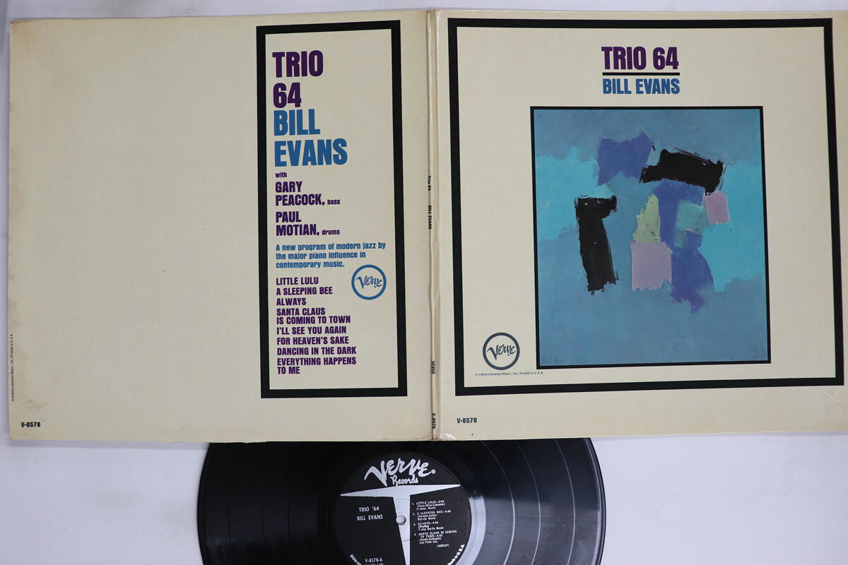 【中古】LP Bill Evans Trio 64 V8578 VERVE