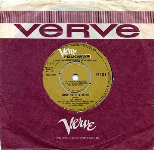 【中古】英7” Tim Hardin Hang On To A Dream VS1504 Verve Folkways /00080 【中古】英7” Tim Hardin Hang On To A Dream VS1504 Verve Folkways /00080