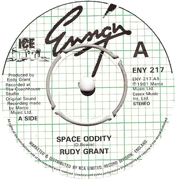 【中古】英7” Rudy Grant Space Oddity / Every Step I Made ENY217 Ensign /00080