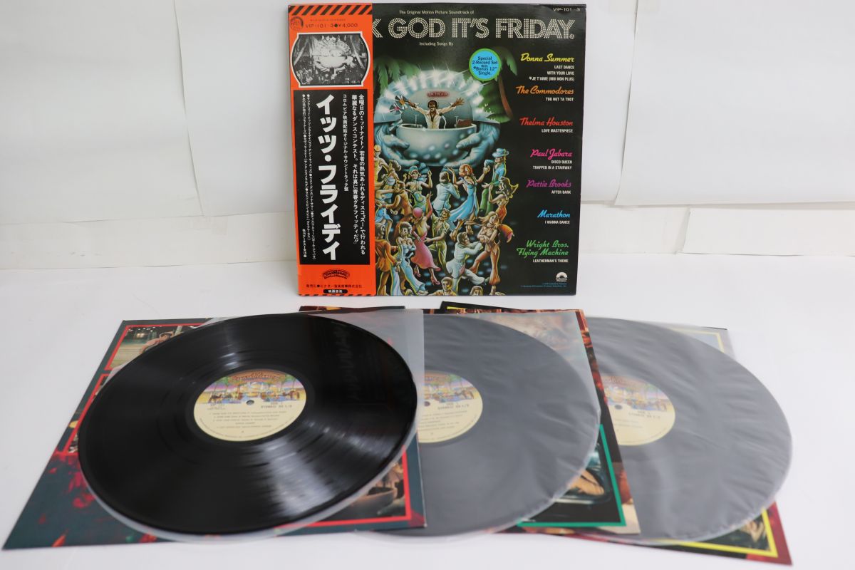 【中古】3LP Motion Picture Soundtrack Of Thank VIP1013 CASABLANCA Japan Vinyl /00750