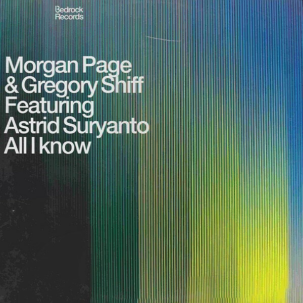 Artist Name: K - 【中古】12” Morgan Page & Gregory Shiff, A All I Know BED46 Bedrock Records /00250