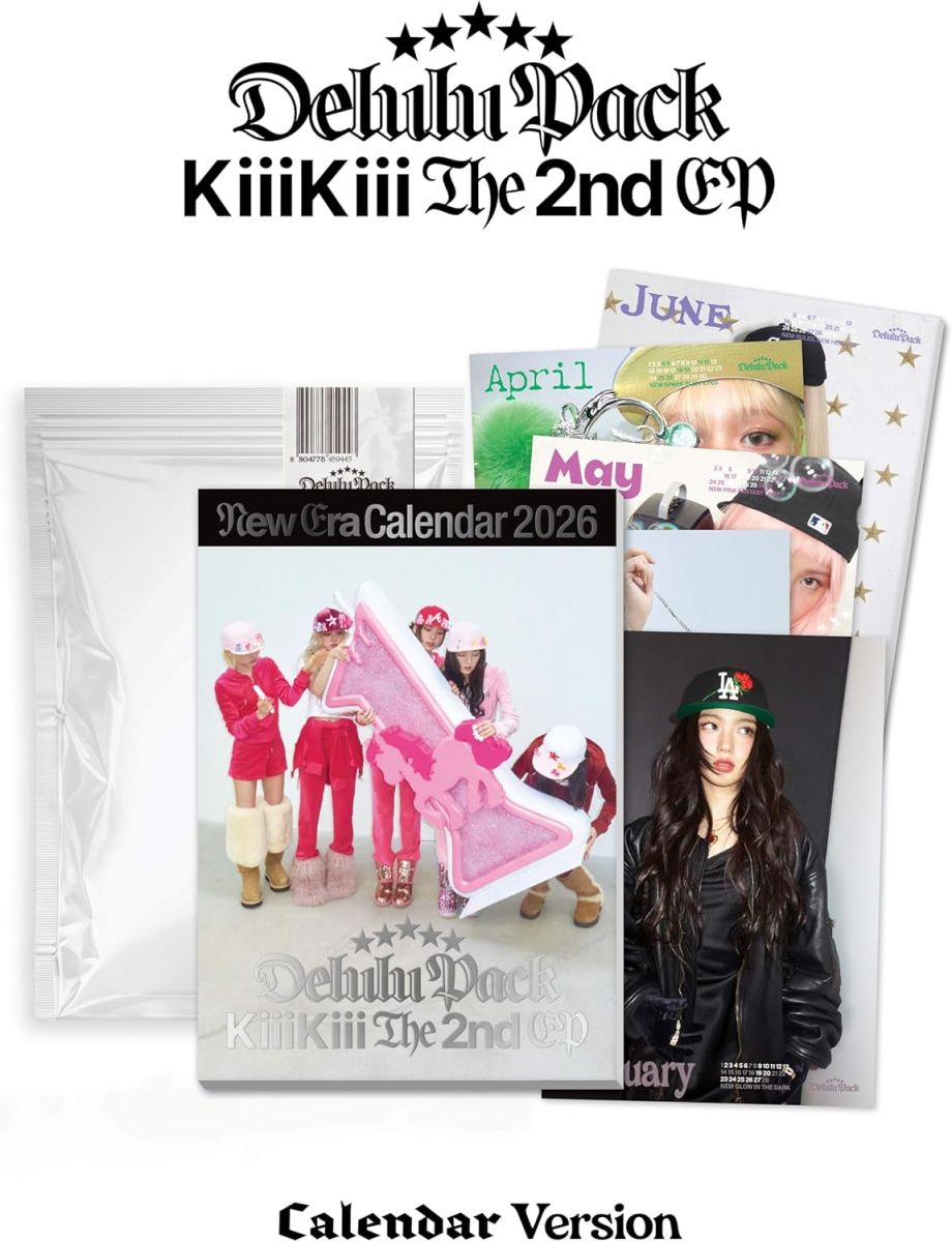 【新品】CD Kiiikiii Kiiikiii [delulu Pack] Calendar. Version（韓国盤） L10000...