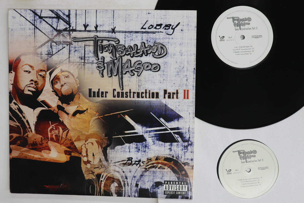 2discs LP Timbaland Magoo Under Construction Part II B000118501 BLACKGROUND /00520