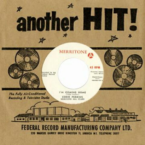 7” Eddie Perkins / Merritone All Im Coming Home / Im Coming Home Instrumental DSRFED7001 Merritone/Dub Store /00048