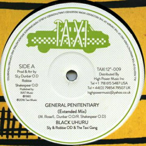 12” Black Uhuru General Penitentiary (Extended Mix) / Shine Eye Gal TAXI12009 Taxi UK /00185