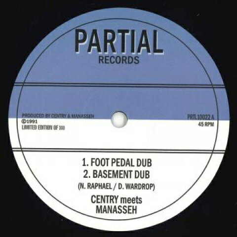 10” Centry, Manasseh / Centry Foot Pedal Dub Basement Dub / Old King Cole Old K PRTL10022 Partial UK /00120