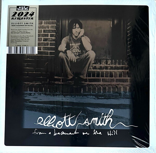 【新品】2discs LP Elliott Smith From A Basement On The Hill KRS708 Kill Rock Stars 未開封 /00660