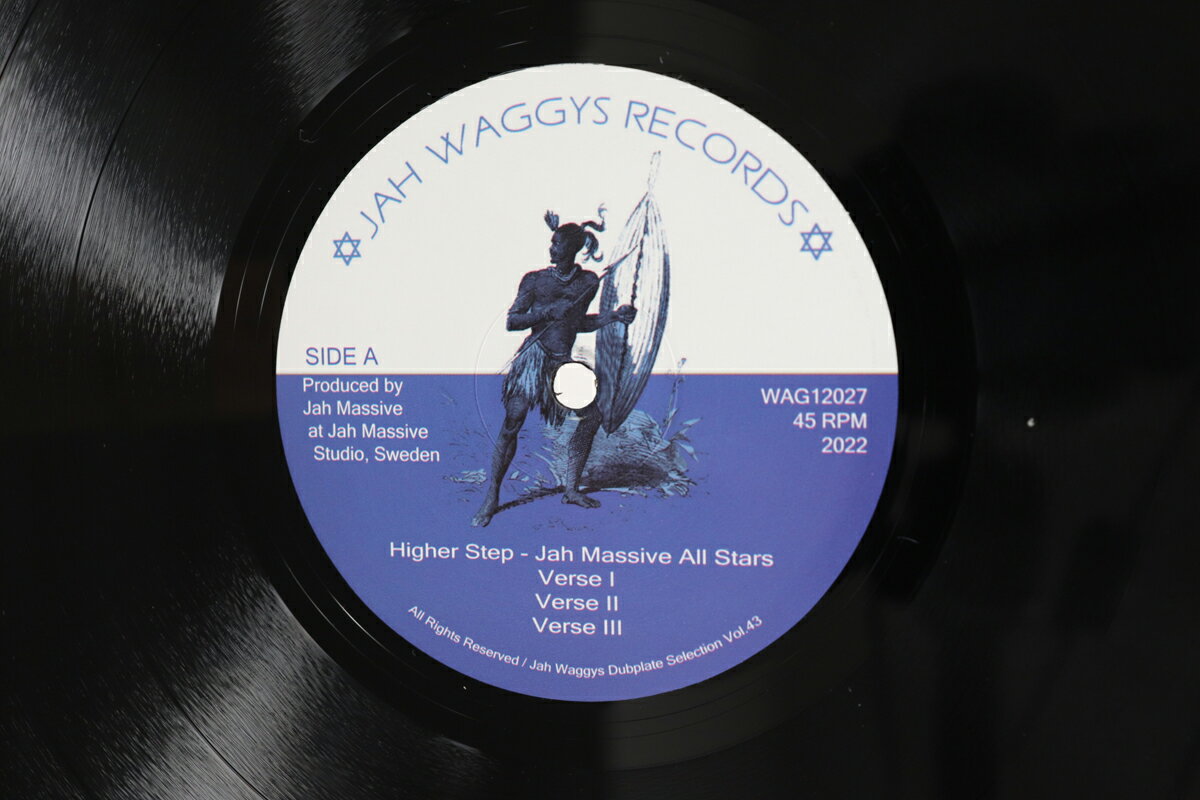 12” Jah Massive All Stars Higher Step Verse II Verse III / Betlehem Verse WAG12027 Jah Waggys UK /00170