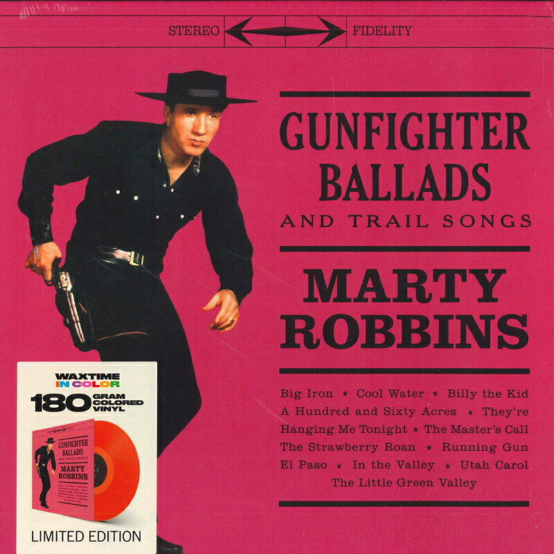 LP Marty Robbins Gunfighter Ballads And Trail Songs (Red Vinyl) 950685 WaxTime In Color 未開封 /00260