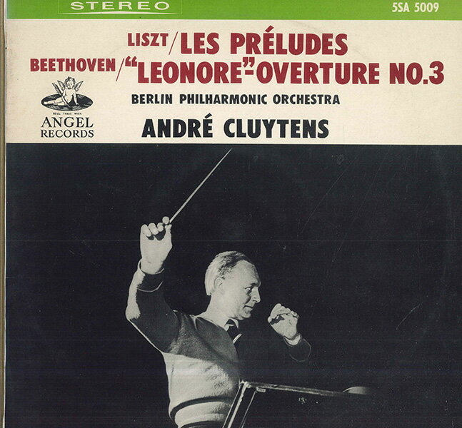 10” Andre Cluytens, Berlin Philhar リスト 交響詩 前奏曲, ベートーヴェン レオノーレ 序 5SA5009PROMO ANGEL プロモ /00200
