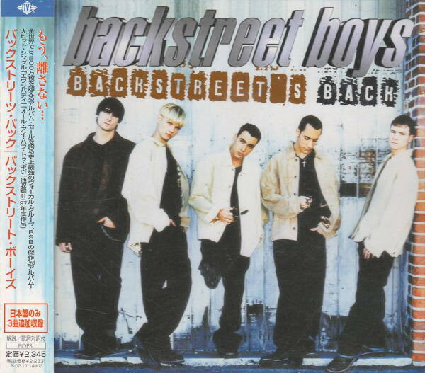 CD Backstreet Boys Backstreets Back ZJCI10013 Jive, Trans Continen /00110