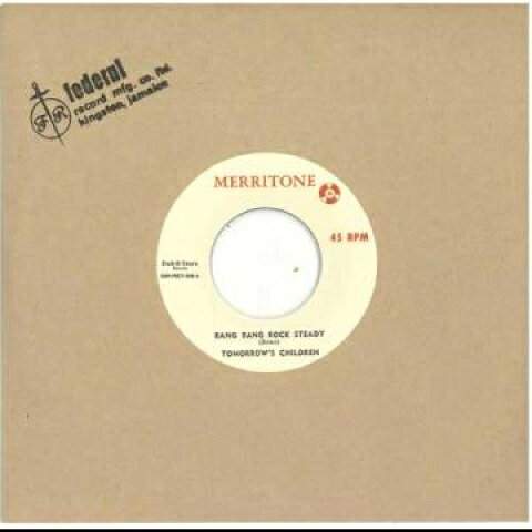 7” Tomorrows Children Bang Bang DSRFED7008 Merritone/Dub Store JPN Japan Vinyl /00053