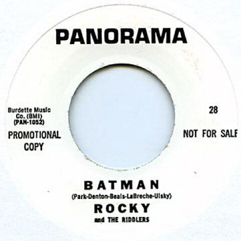 7” Rocky, Riddlers Batman / Flash &amp; Crash PANORAMA28 Panorama /00054