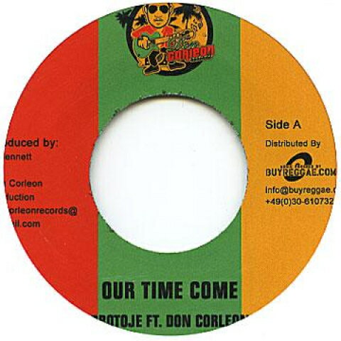 7” Protoje, Don Corleon / Protoje Our Time Come / Reggae Revival DCREU015 Don Corleon/Buyregga /00046