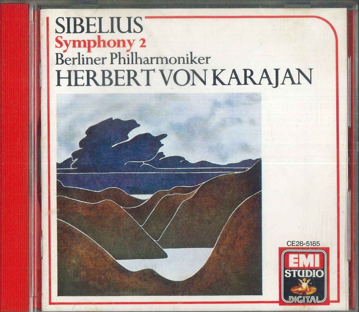 【中古】CD ヘルベルト・フォン・カラヤン, シベリウス 交響曲 第2番 ニ長調, 作品43 CE285185 東芝EMI /00110 recordcity-11076803 RECORD CITY 楽天市場店 パッケージ画像