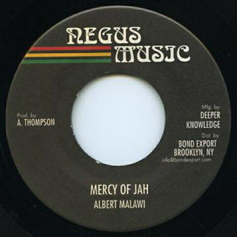 7” Albert Malawi Mercy Of Jah / Dub DKR142 Negus Music/Digikill /00080