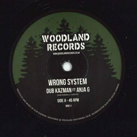 7” Dub Kazman, Anja G Wrong System / Pt 2 WR011 Woodland EU /00048