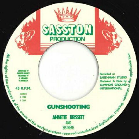 7” Annette Brissett Gunshooting / Version CGI7007 Sasston Production/J /00048