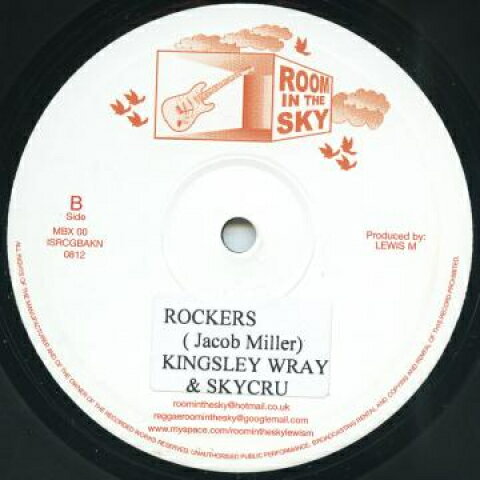 10” Kingsley Wray, Skycru / Winsto Rockers / Boderation True To You MBX038 Room In The Sky /00130