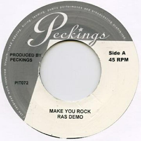 7” Ras Demo / Calude Daroux Make You Rock / Love &amp; Devotion PTI072 Peckings /00035